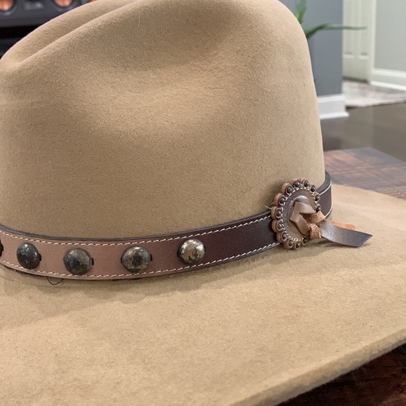 NEW STETSON MEN'S 4X BROKEN BOW BUFFALO FELT COWBOY HAT - Picture 4 of 8